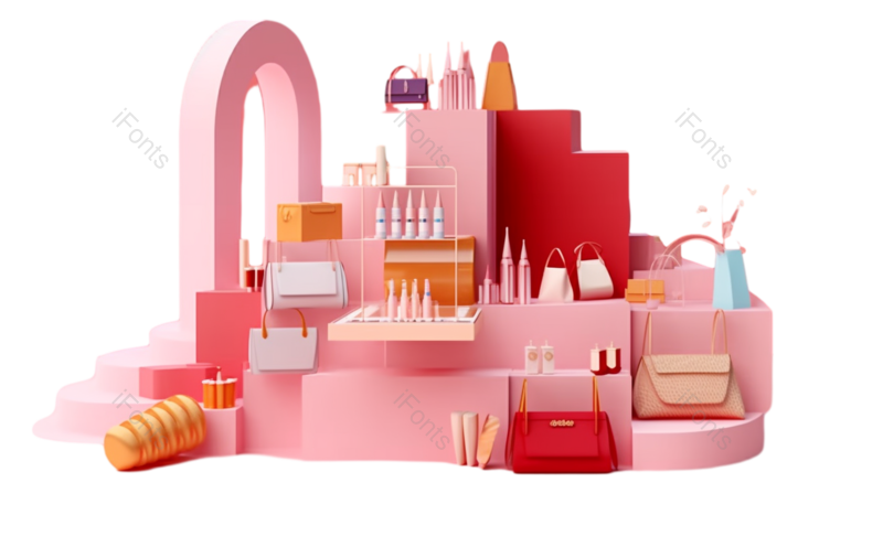 装饰图片,商品元素,卡通PNG,插画免抠素材